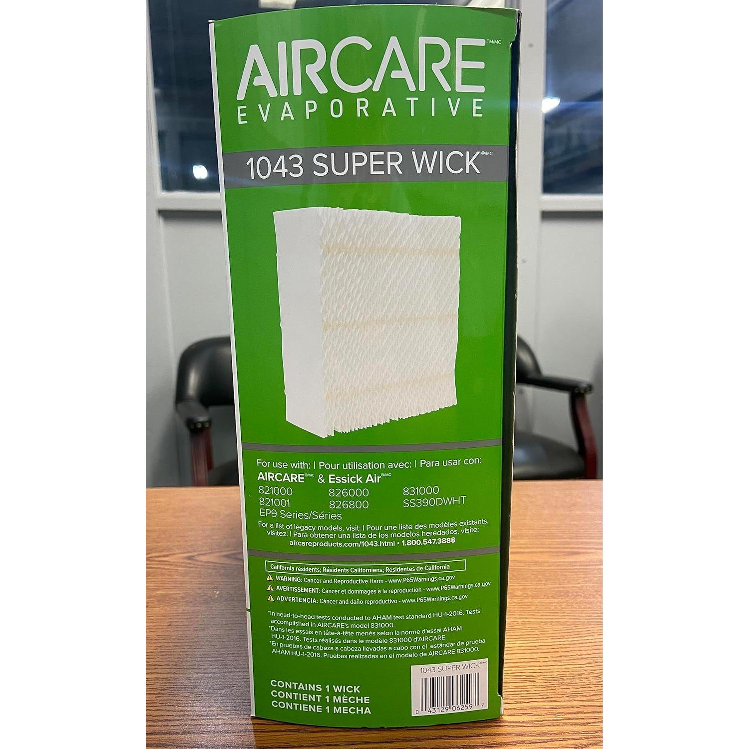 Filtro de Humidificador AIRCARE 1043 Reemplazo Space Saver