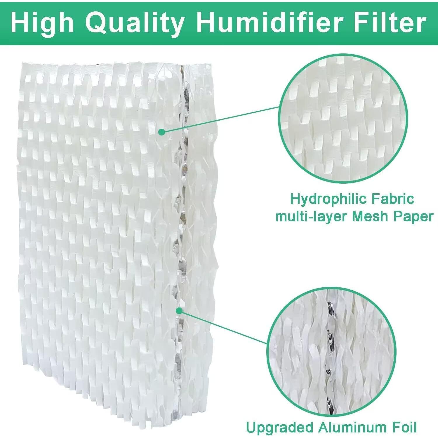 Reemplazo Filtro Humidificador HZPOWEN 4 Paquetes WF813