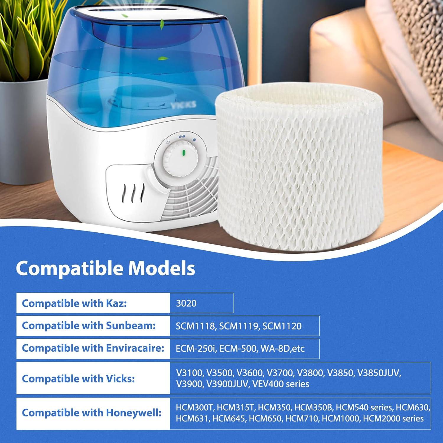 Filtros de Humidificador WF2 Extolife 6 Pack Compatibles Vicks Honeywell