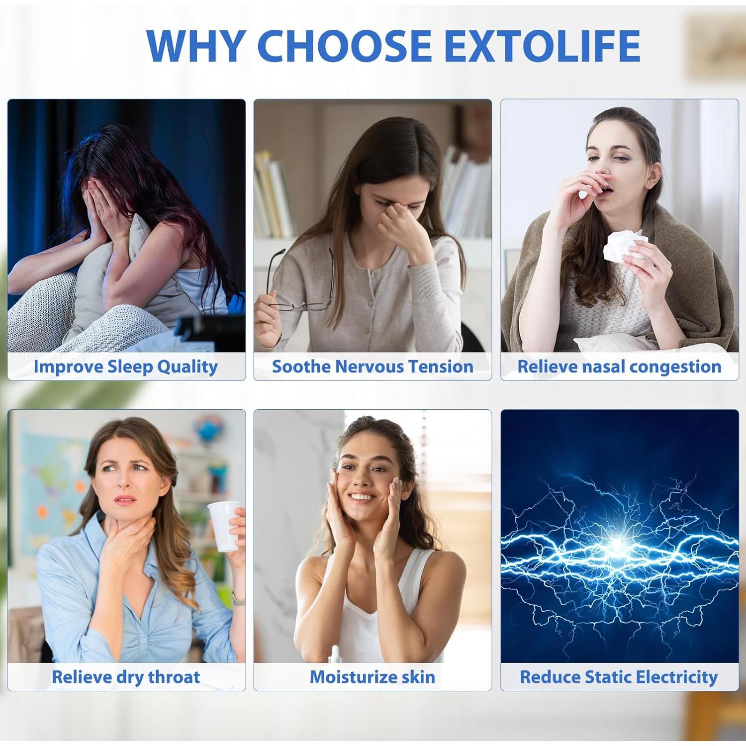 Filtros de Humidificador WF2 Extolife 6 Pack Compatibles Vicks Honeywell