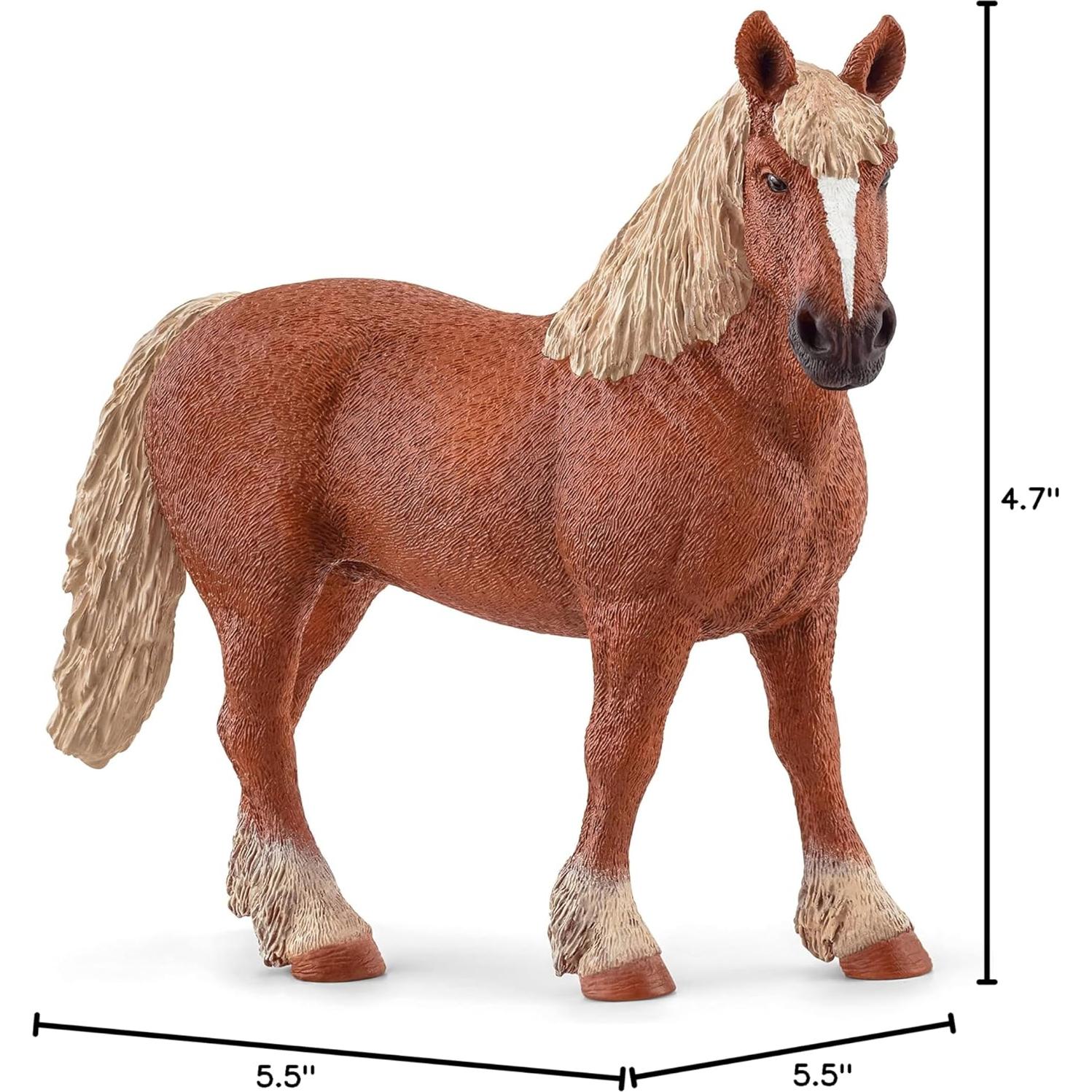 Juguete Caballo de Carga Belga Schleich 11.7 cm para Niños
