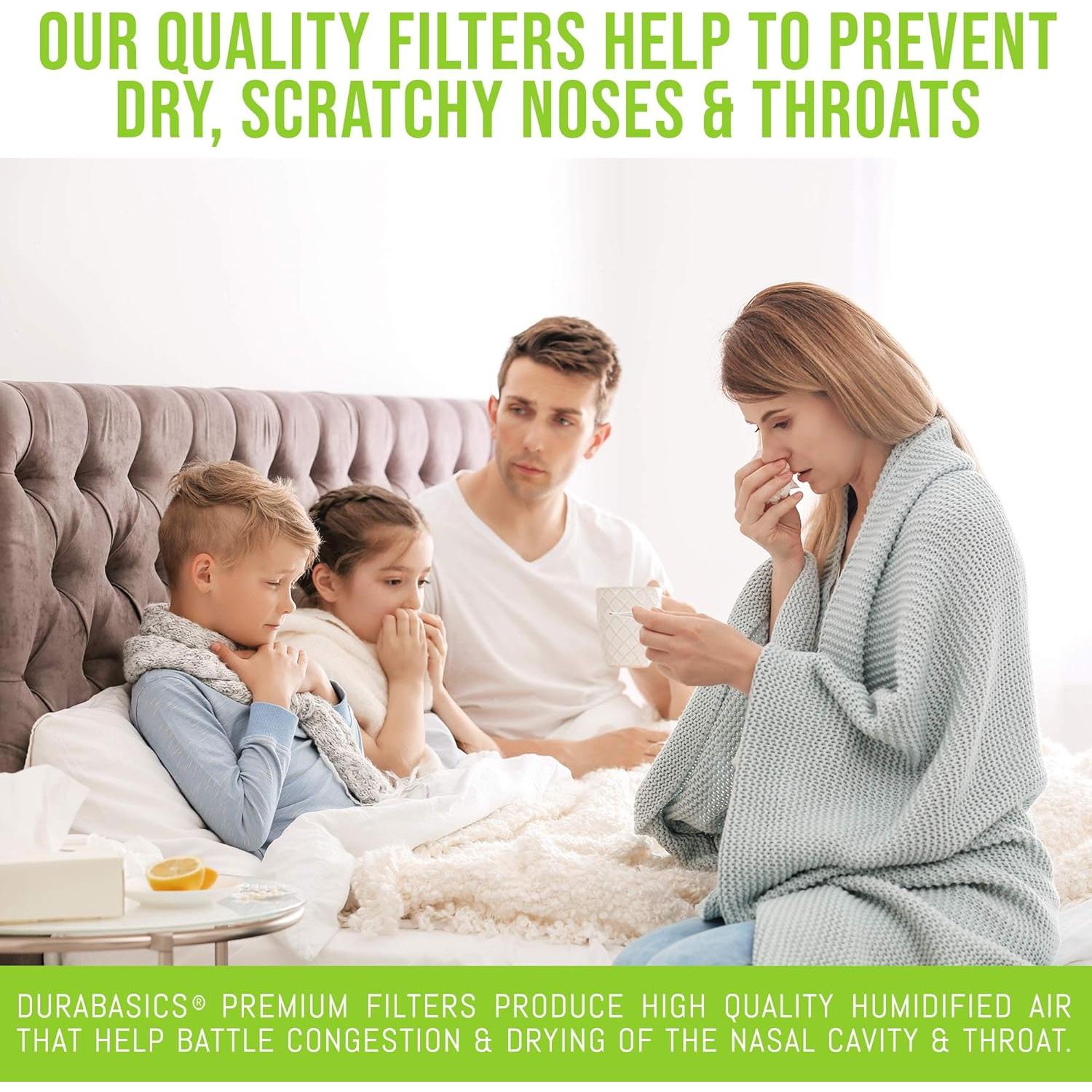 Filtros de Reemplazo Durabasics HFT600 para Humidificadores