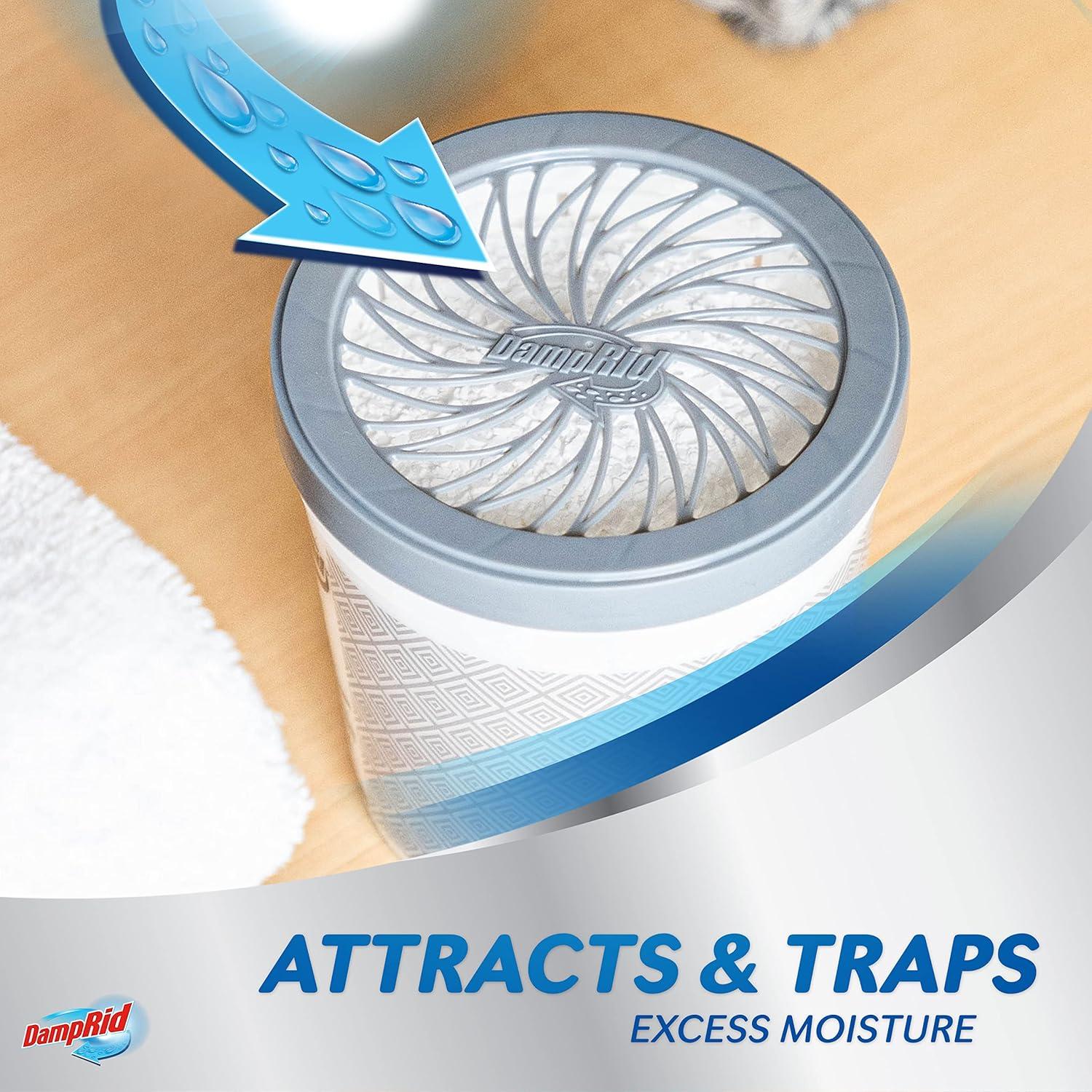 Absorbente de Humedad DampRid 311 g - Paquete de 6, Fragancia Fresca