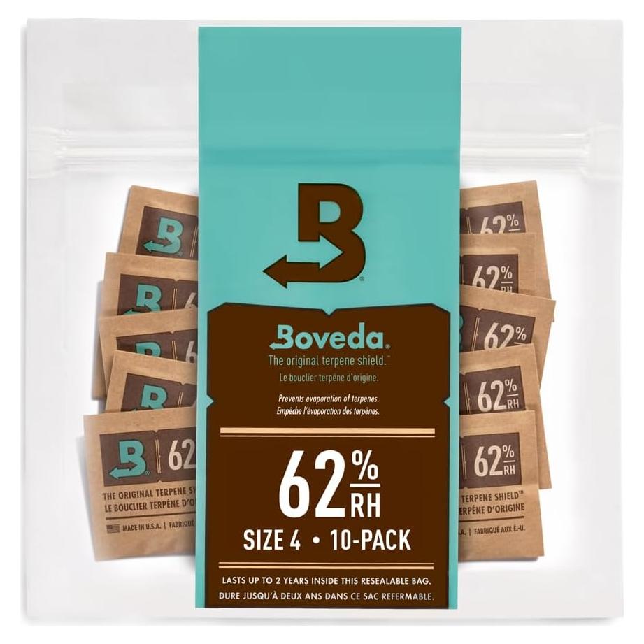 Boveda 62% RH - Paquete de 10 Control de Humedad 14g