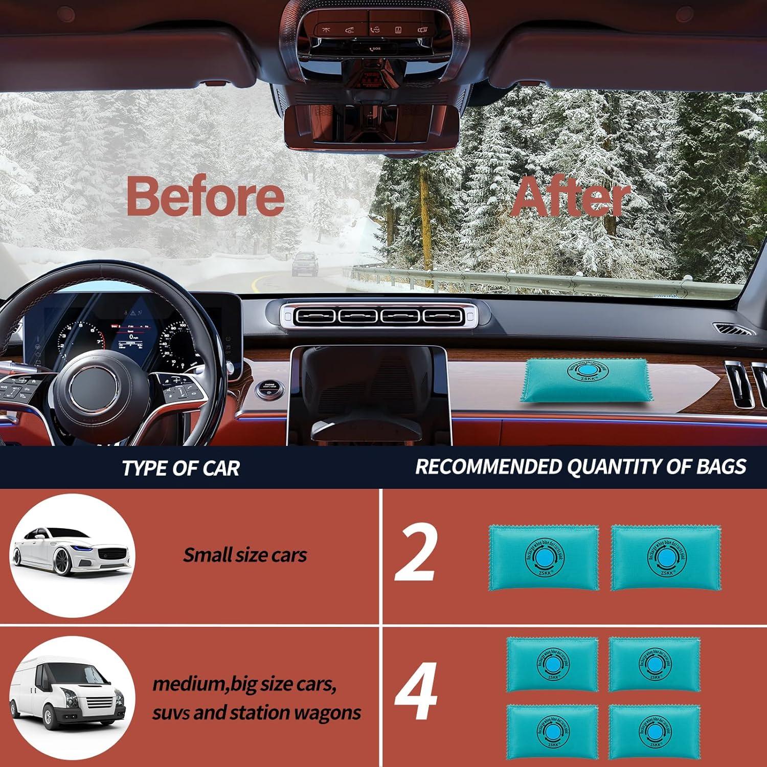 Paquete de 10 Gel de Sílice Deshidratante ZSKK 100g - Absorbe Humedad