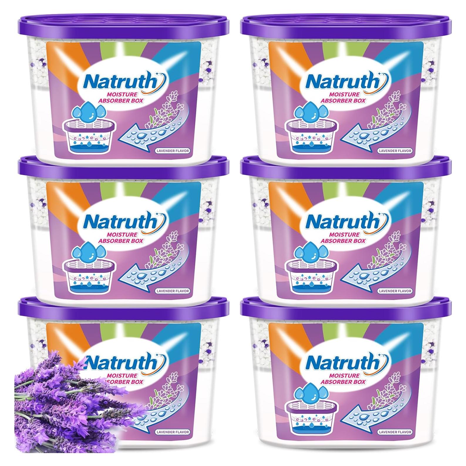 NATRUTH Absorbentes de Humedad 12.5 oz Aroma Lavanda 6-Pack