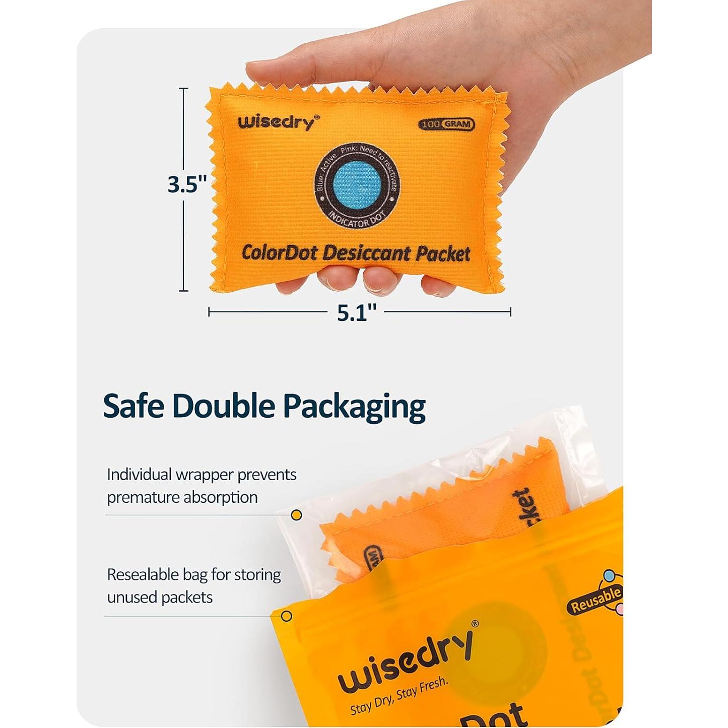 Paquetes Deshidratantes Reutilizables Viola Tech 100g - 5 Unidades