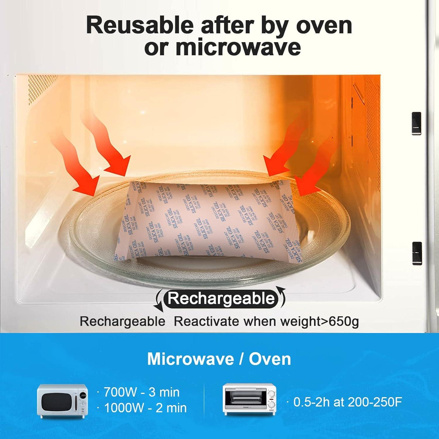 Paquetes Deshidratantes Gel de Sílice Absorbking 500g - 6 Unidades