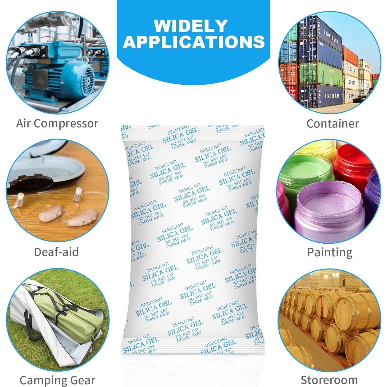 Paquetes Deshidratantes Gel de Sílice Absorbking 500g - 6 Unidades