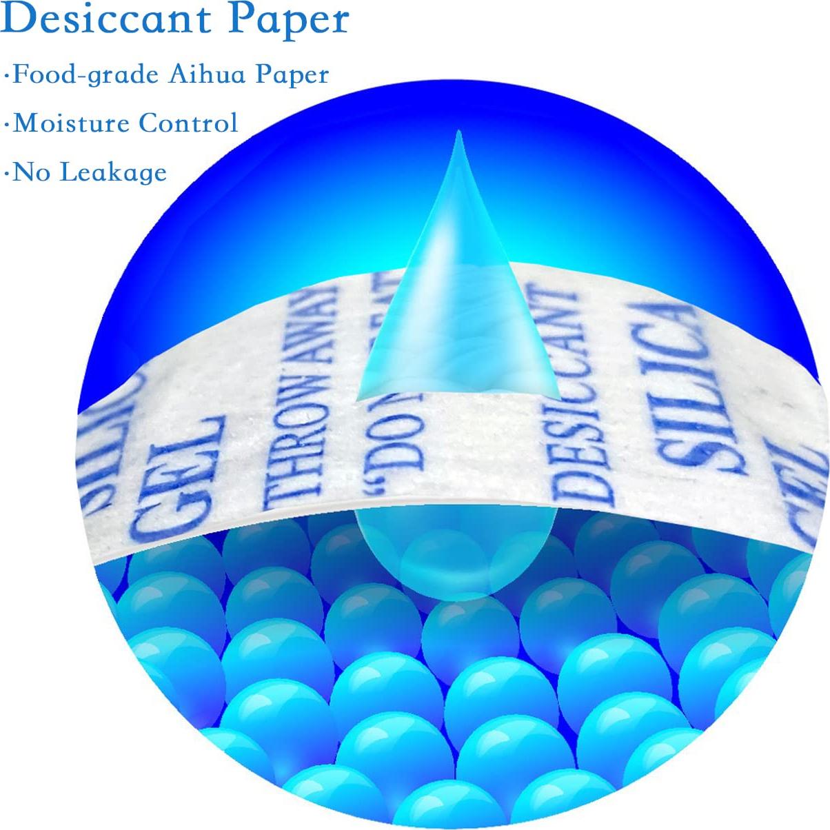 Paquetes de Gel de Sílice 2g WAOTOAW 500 Pcs Grado Alimenticio