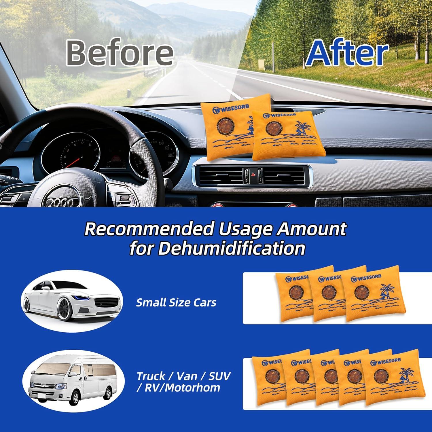 100gx5pcs Rechargeable Desiccant Packs for Storage, Reusable Dehumidifier Bags Visible Color Indicating Silica Gel Packets Moisture Absorbers for Safe Closet 3D Filaments Electronics Camera