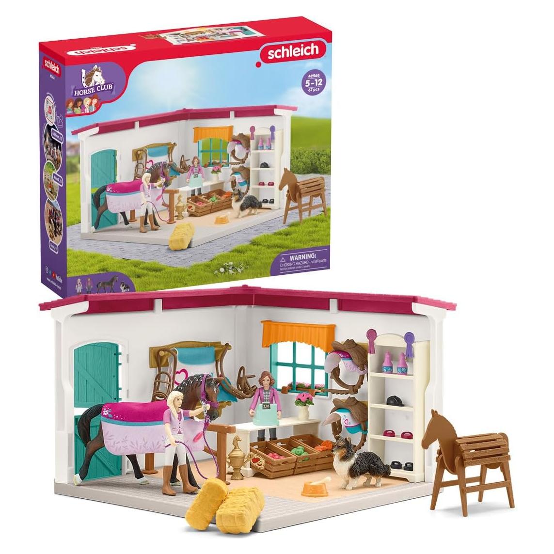 Set de Juego Schleich Club de Caballos 67 Piezas