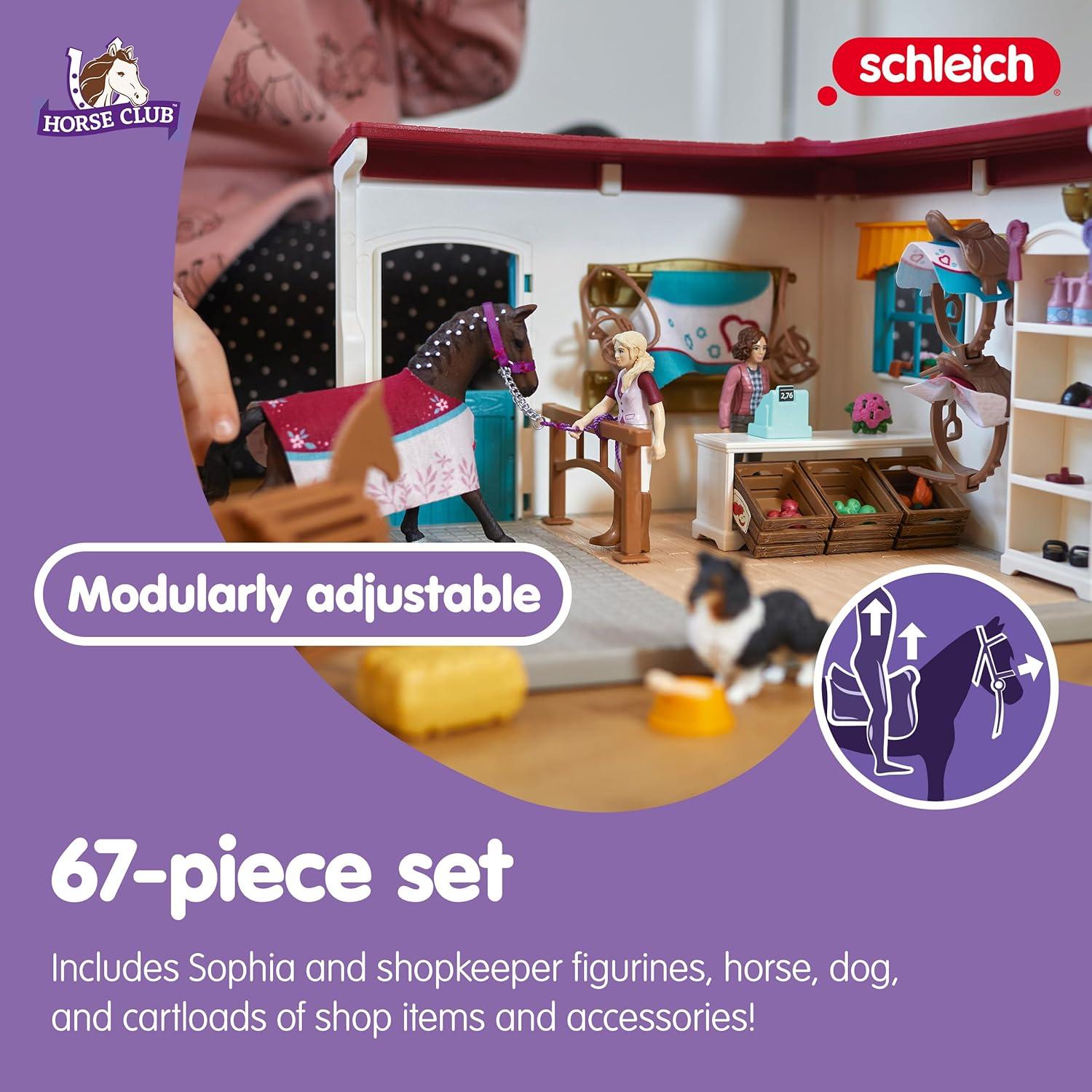 Set de Juego Schleich Club de Caballos 67 Piezas