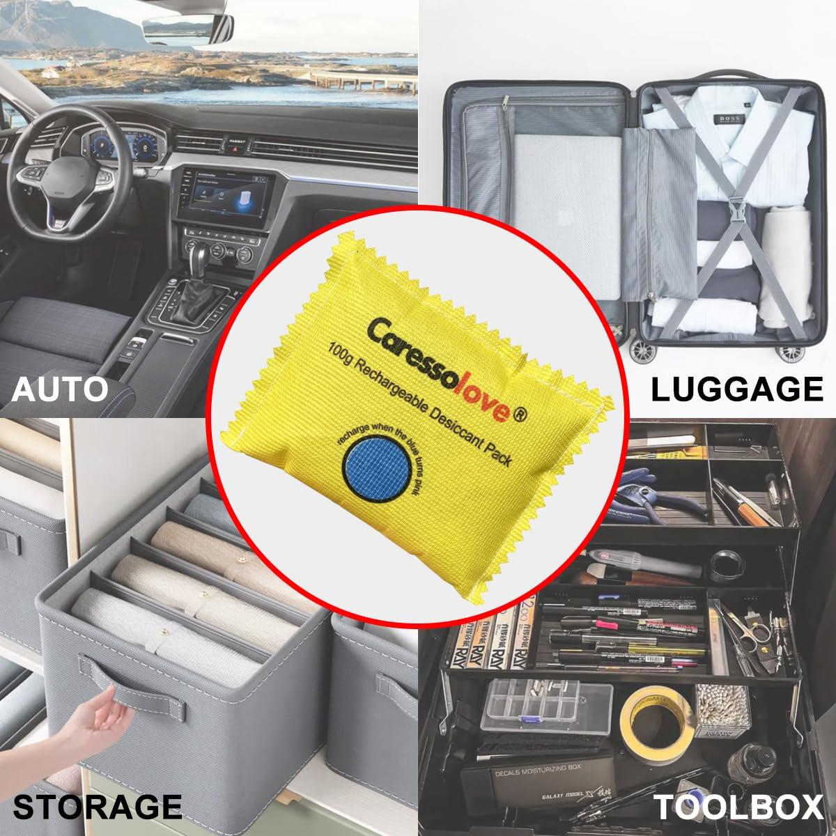 Paquetes Deshidratantes Recargables 100g Huashitong - Absorción de Humedad