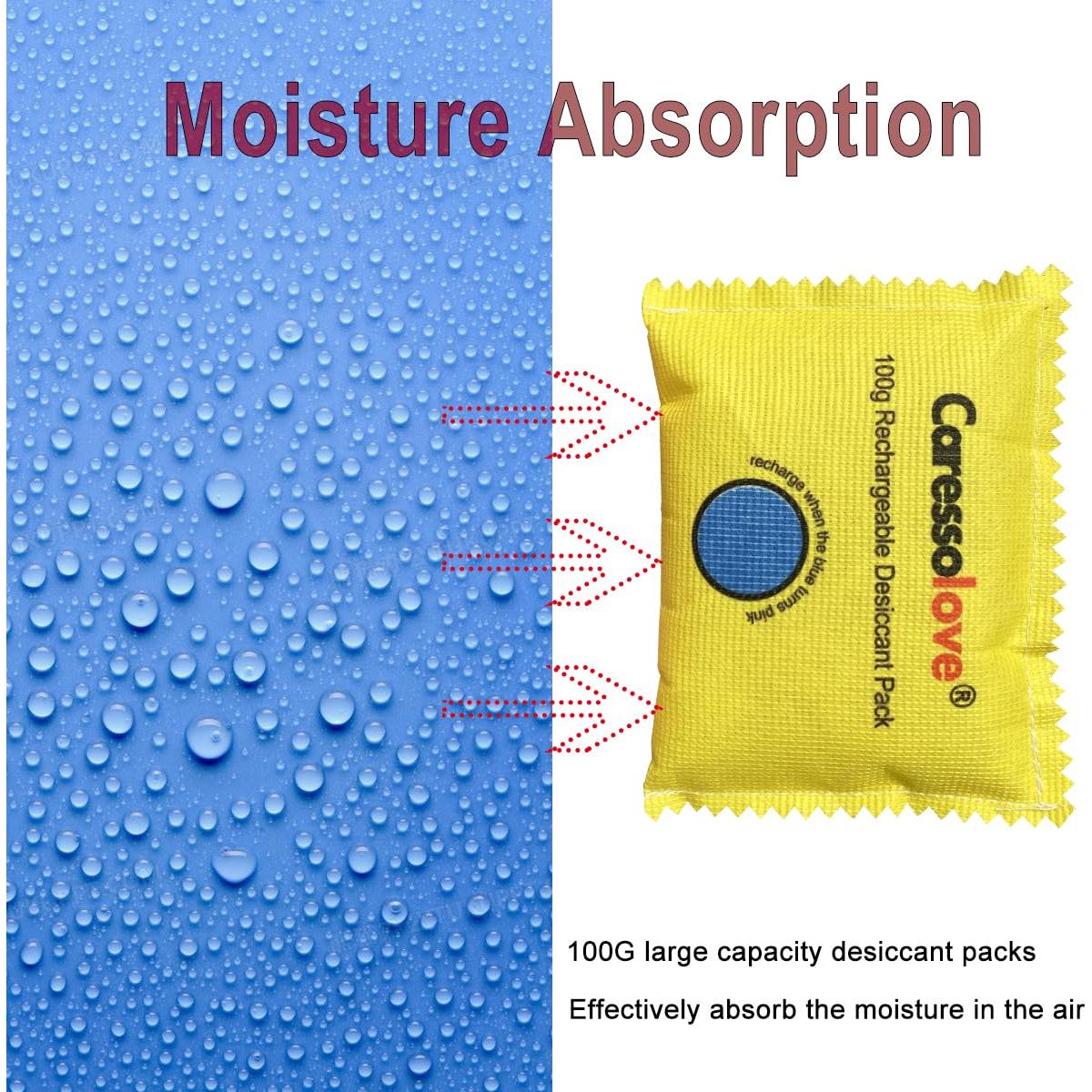 Paquetes Deshidratantes Recargables 100g Huashitong - Absorción de Humedad