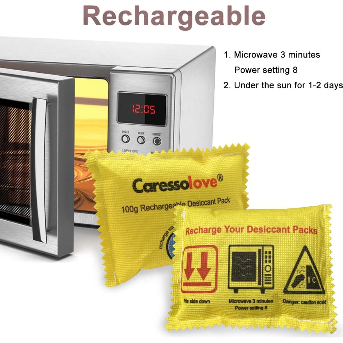 Paquetes Deshidratantes Recargables 100g Huashitong - Absorción de Humedad