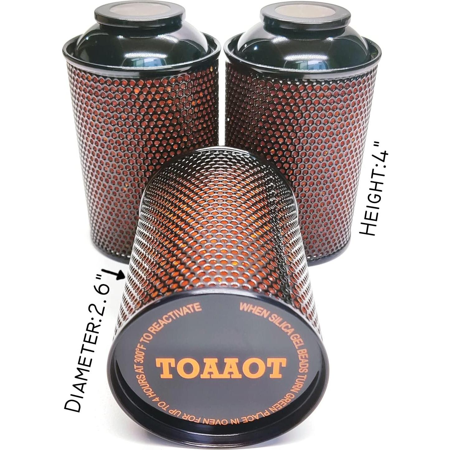 Deshumidificador Gel de Silica TOAAOT 200g para Caja de Armas