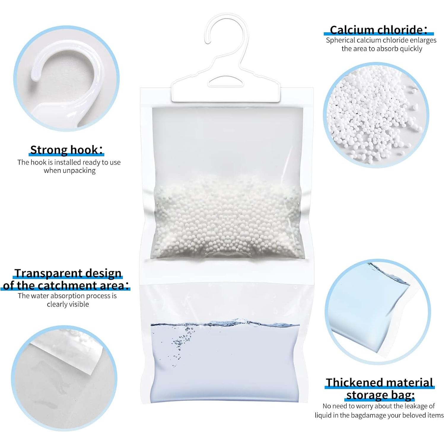 Bolsas Deshumidificadoras ZSZMFH 12 Paquetes 500ml Sin Olor