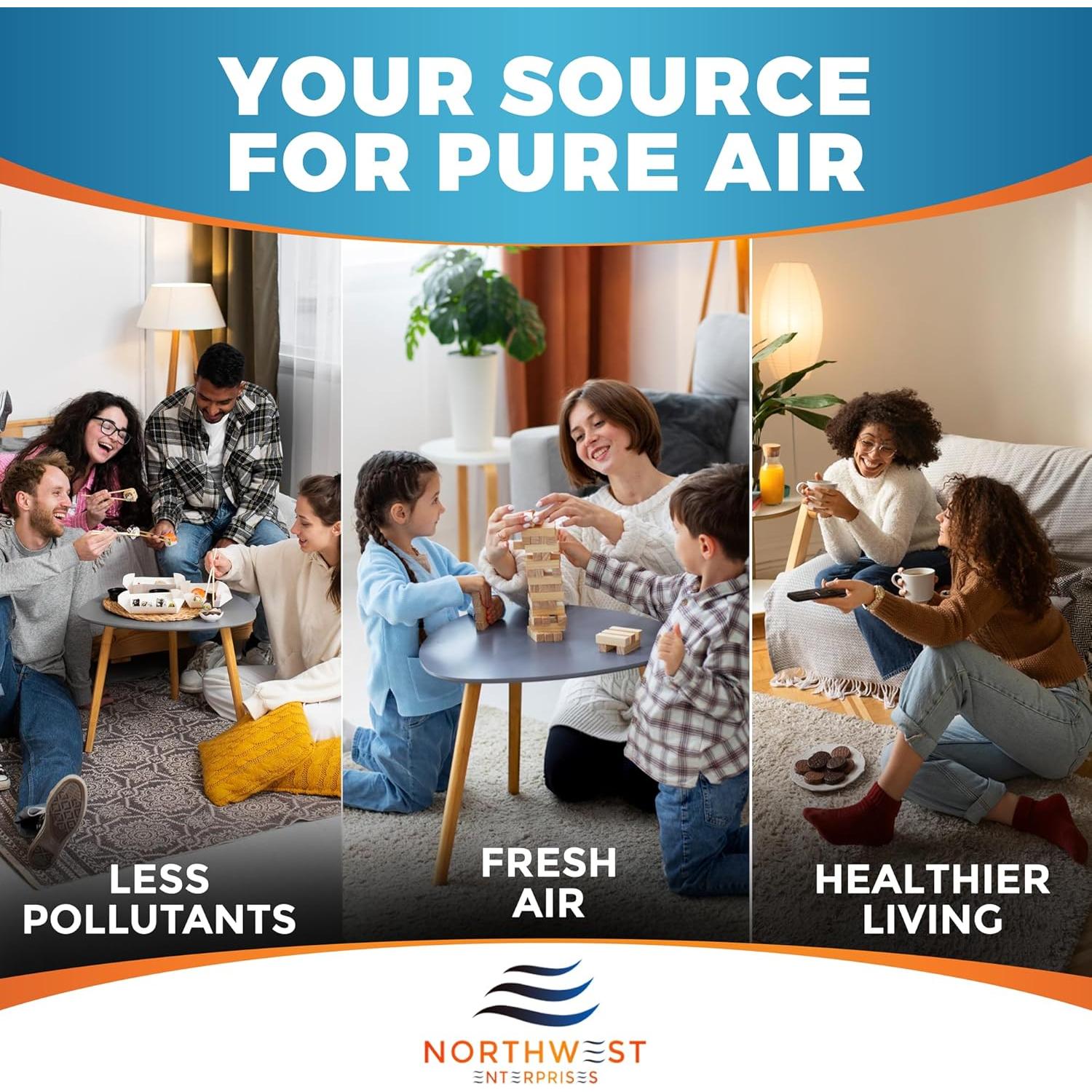 Filtros de Ventilación de Carbón Activado 4x30 cm - 48 Paquete