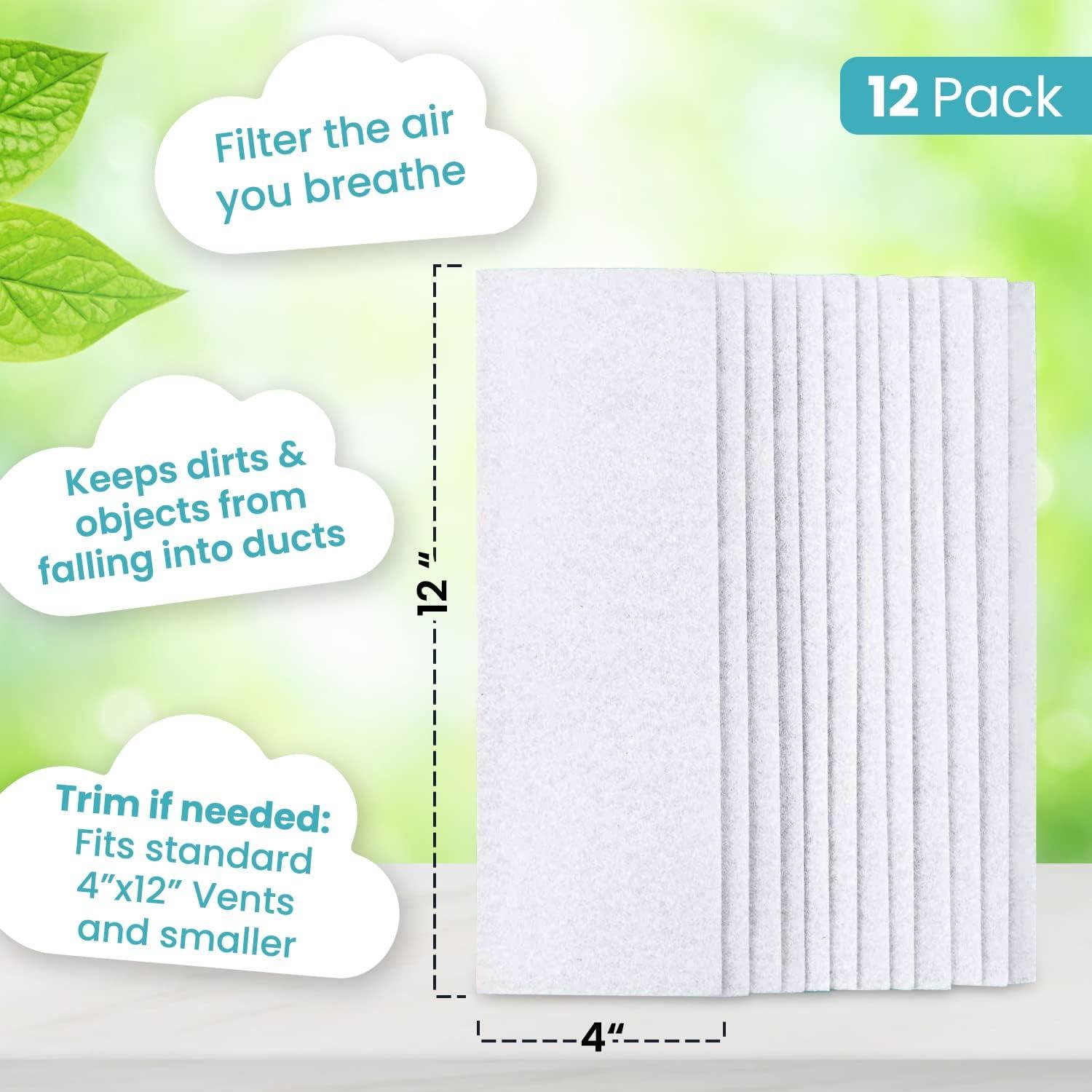 Filtros de Ventilación de Aire HIS AVFH- 12 Unidades 10.16x30.48cm