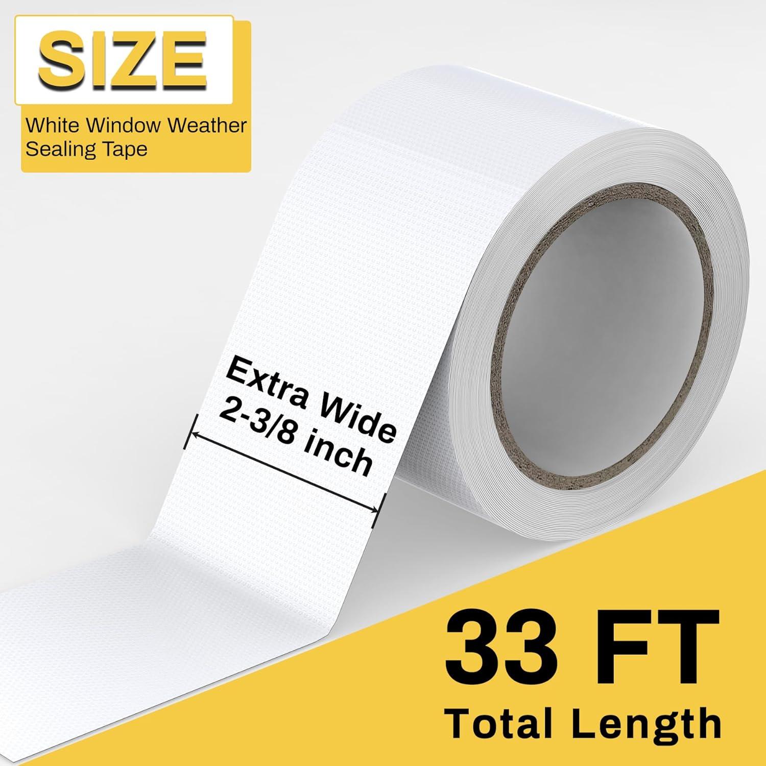 Cinta de Sellado de Ventanas Blanca Powrocket 6.03 cm x 10.06 m