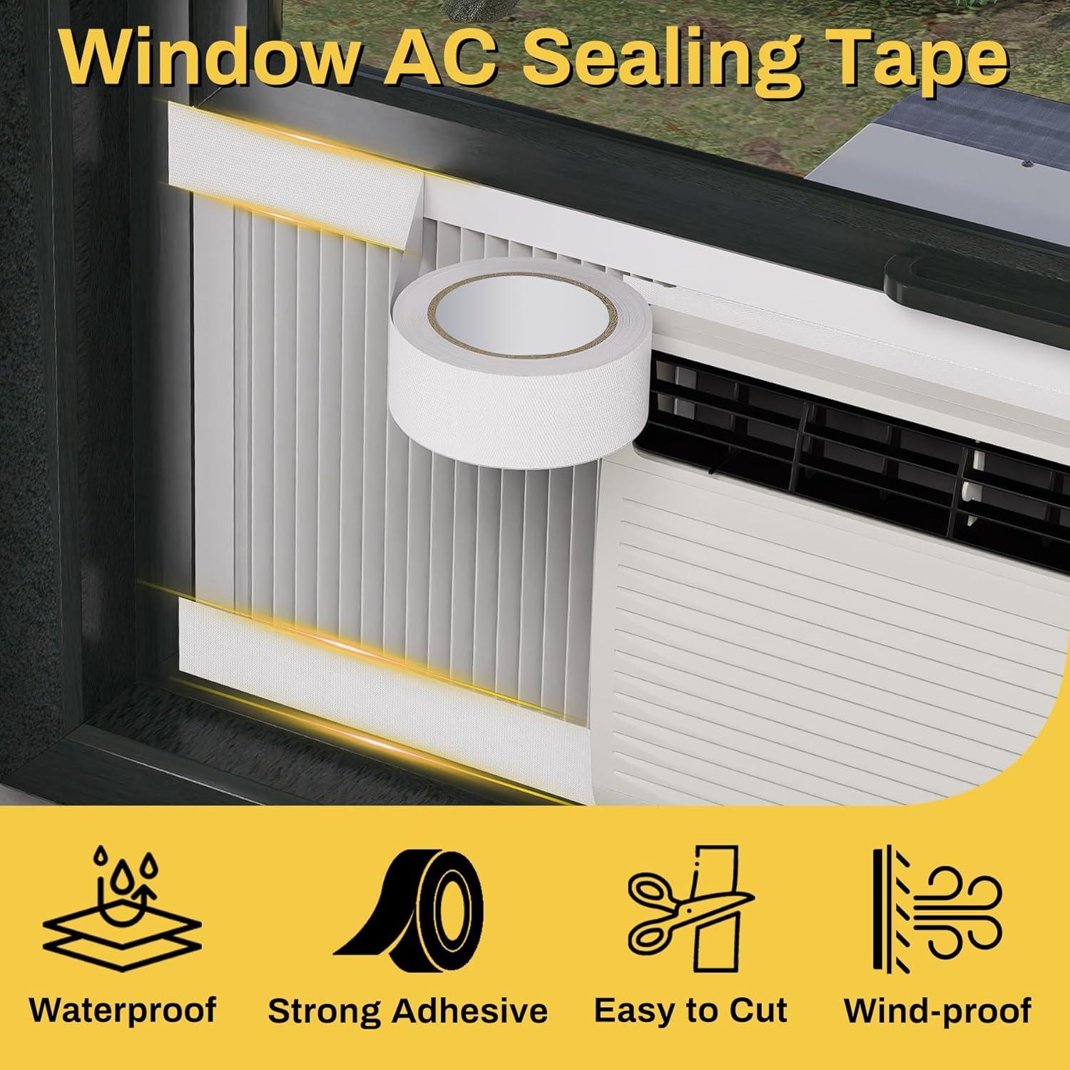 Cinta de Sellado de Ventanas Blanca Powrocket 6.03 cm x 10.06 m