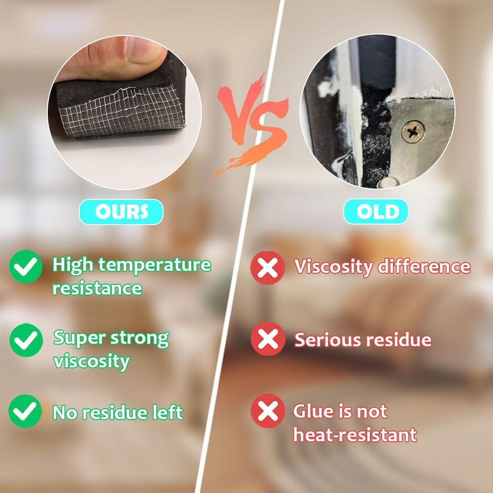 Cinta de Espuma de Sellado EVA Bantie 10.06m Negra 1/4"x1/2"