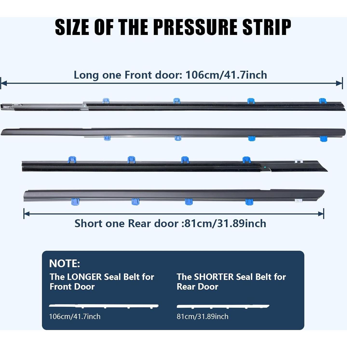 Moldura de Sellado para Ventana Honda Civic 2012-2015 Sedán