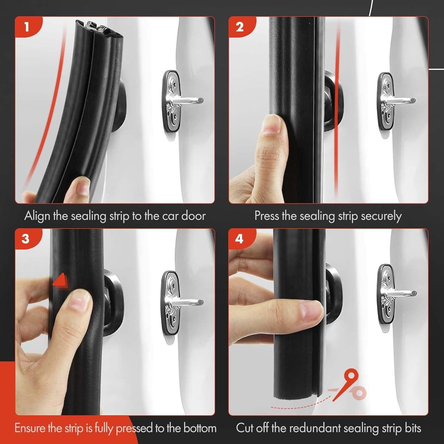 Sello de Burlete de Puerta A-Premium Frontal Izquierdo para Chevrolet y GMC