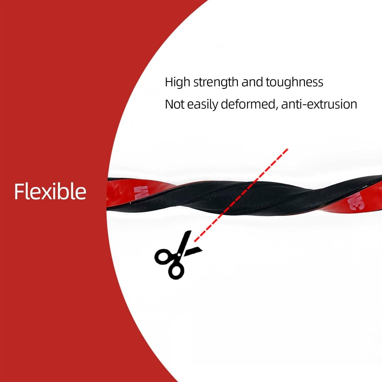 Tira de Sello de Goma Espuma Aroilder 3.96m 1.27cm x 0.64cm