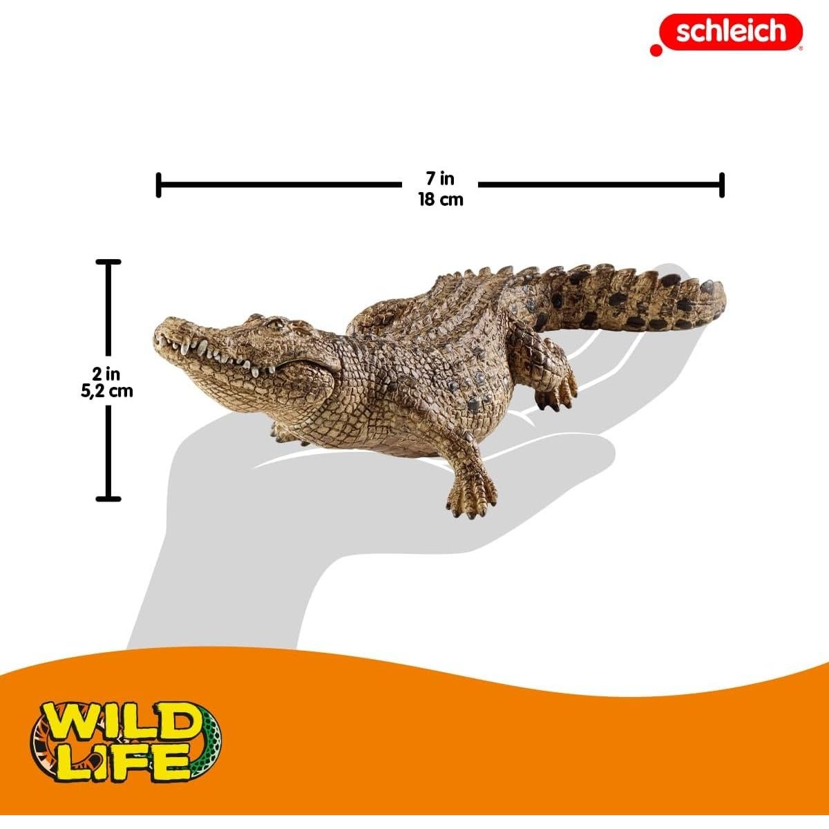 Cocodrilo Schleich Vida Salvaje Juguete Realista 17.78cm