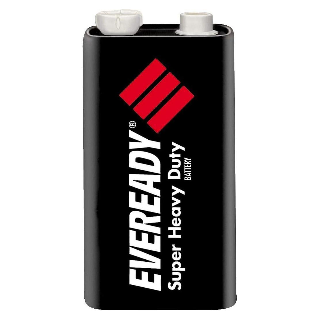 Batería 9V Eveready Heavy Duty 1222BP Cloruro de Zinc