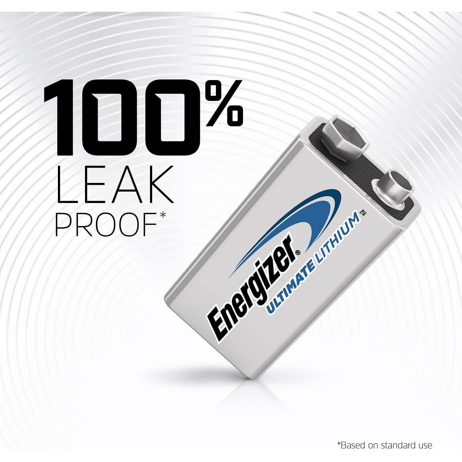 Baterías de Litio Energizer 9V - Paquete de 2, Larga Duración