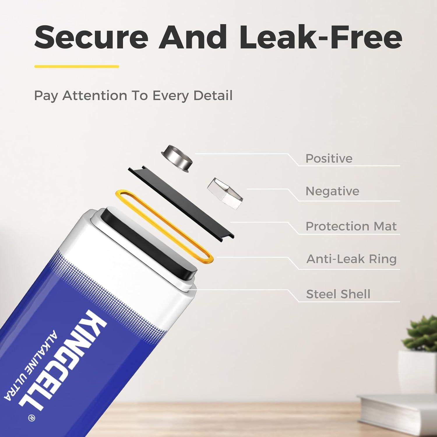 Baterías KINGCELL 9V Paquete de 4 Alcalinas de Alto Rendimiento