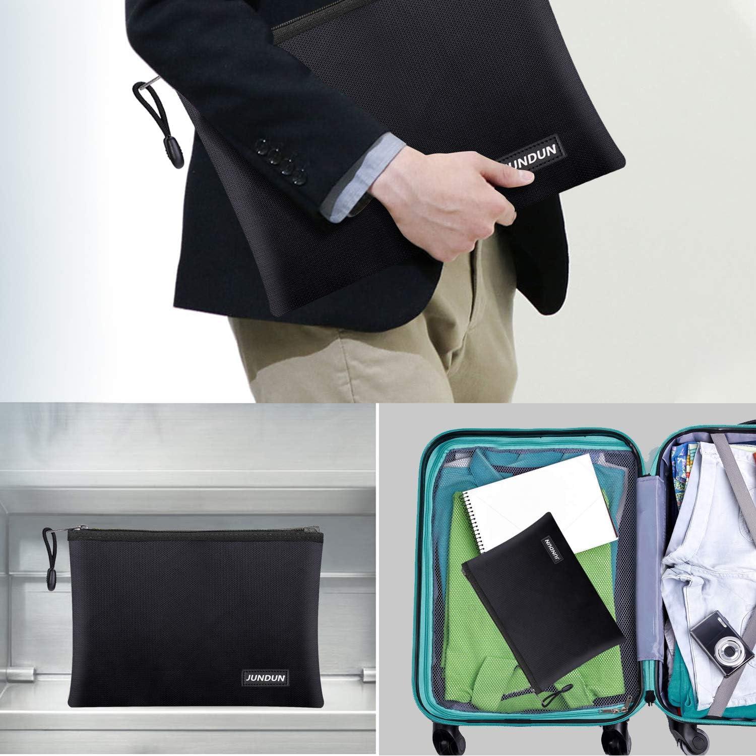 Bolsa de Documentos a Prueba de Fuego JUNDUN 36.1x25.4cm Negra