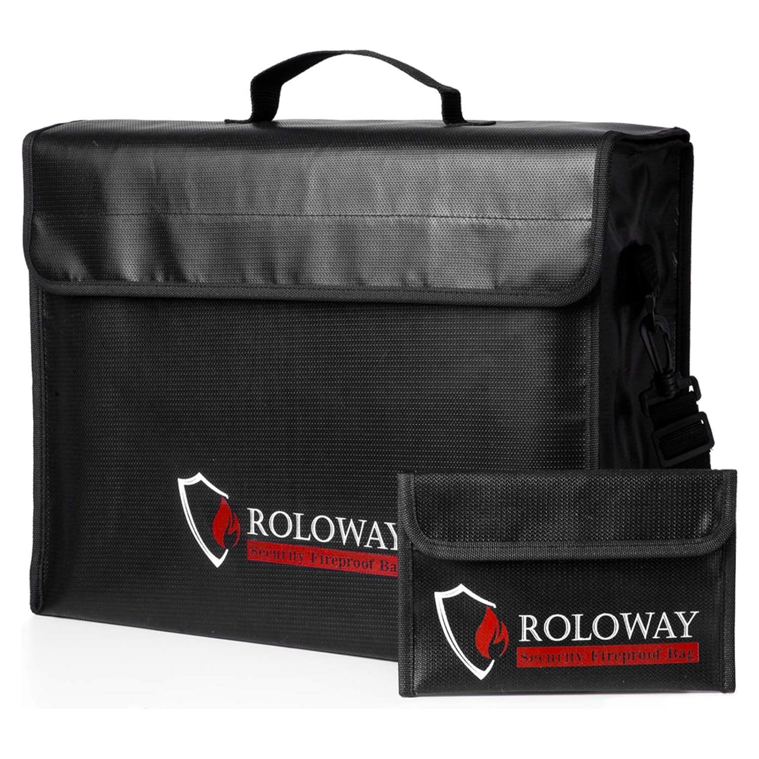 Bolsa a Prueba de Fuego ROLOWAY Jumbo 43.2x30.5cm Resistente Agua