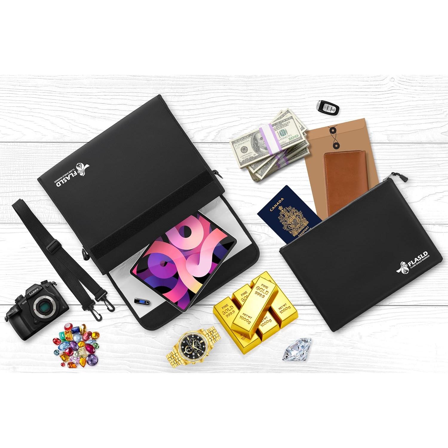 Bolsa de Documentos a Prueba de Fuego FLASLD 38.1x30.5 cm