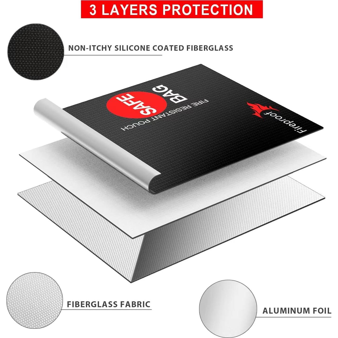 Bolsa de Documentos a Prueba de Fuego COLCASE 38x28cm Negra