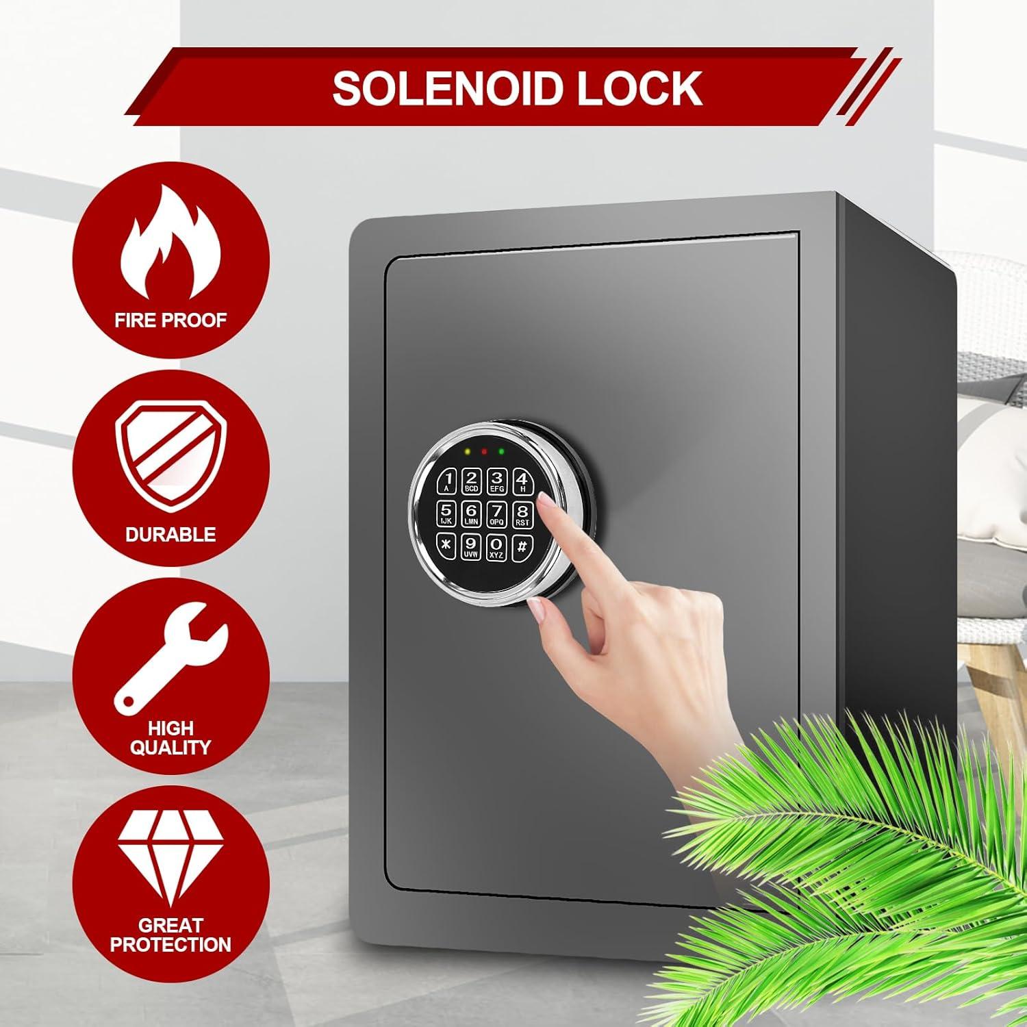 Cerradura de Caja Fuerte BaVekHak 5-7 con Solenoide y Llaves