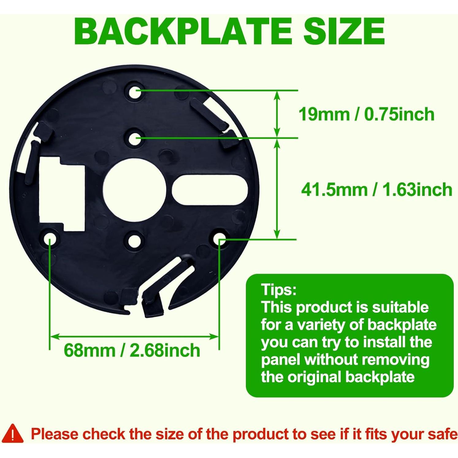 Cerradura Electrónica Solenoide DHEISHA con 2 Llaves - Negra