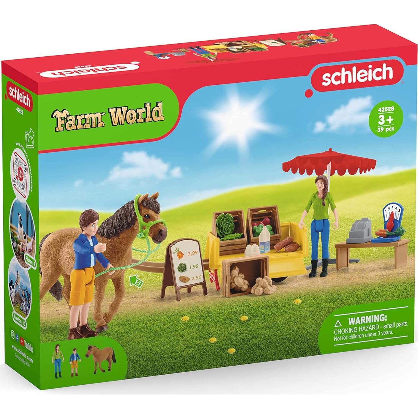 Juego de Granja Móvil Schleich Sunny Day con Muñecos y Animales