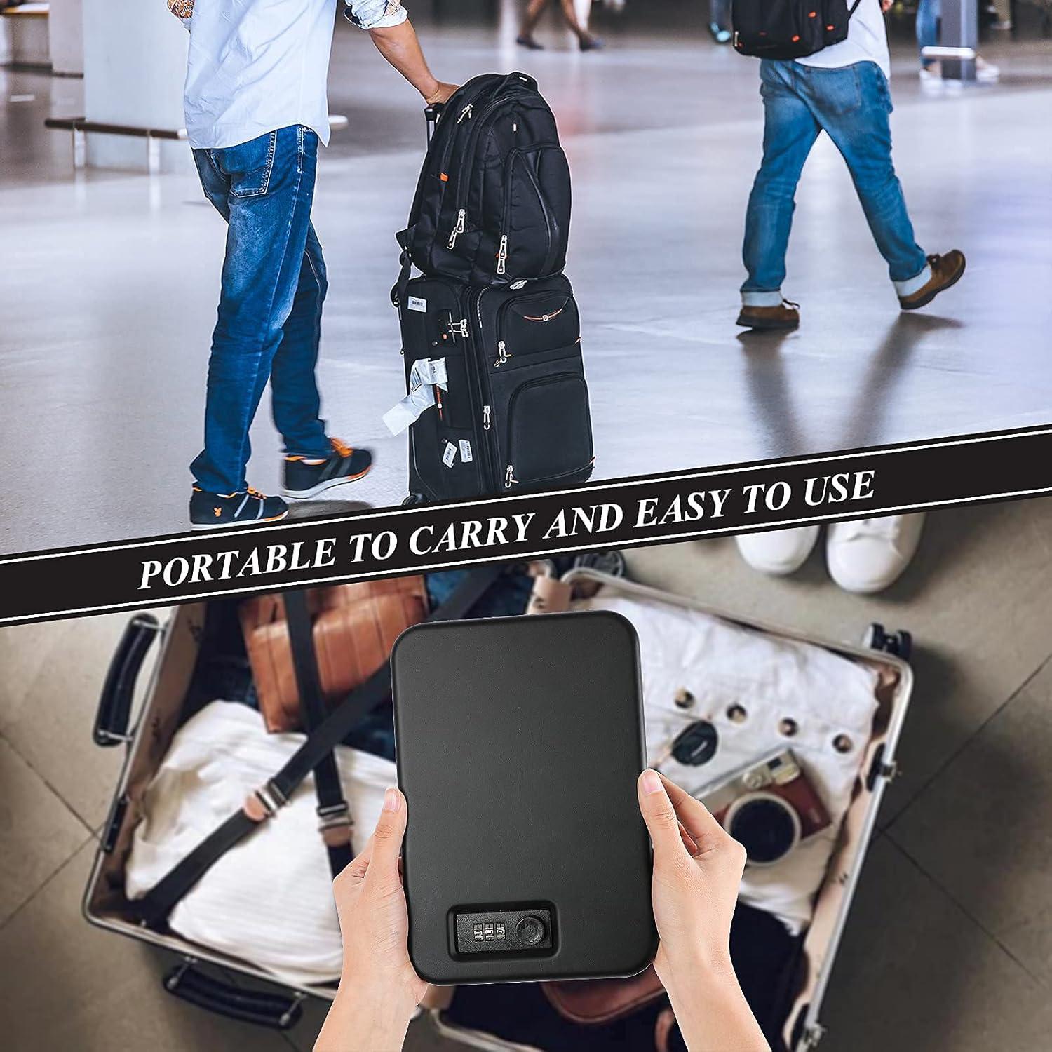 Caja Fuerte Portátil Dalmbox para Pistolas Negra 24x16cm