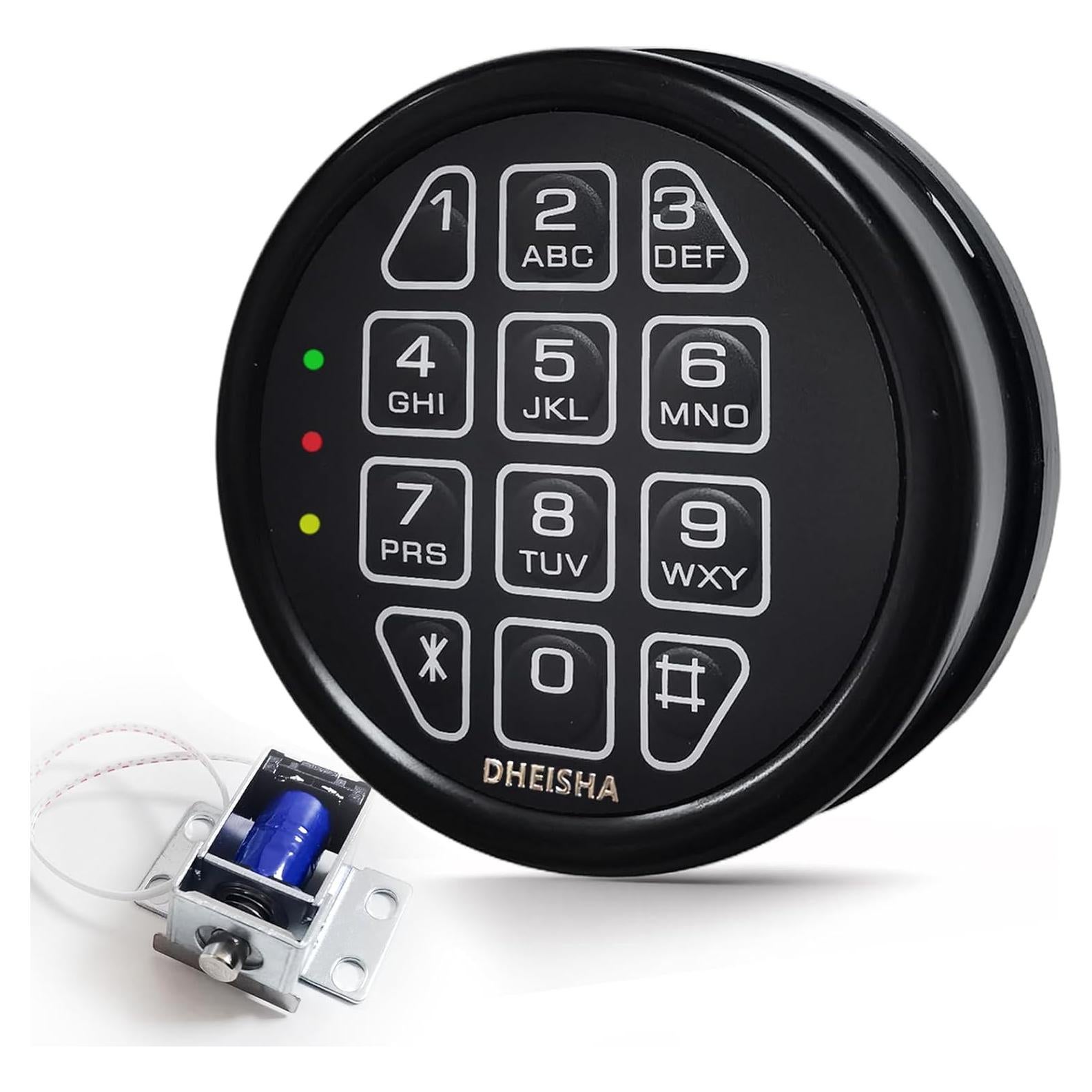 Cerradura Electrónica Solenoide DHEISHA con Teclado para Hogar