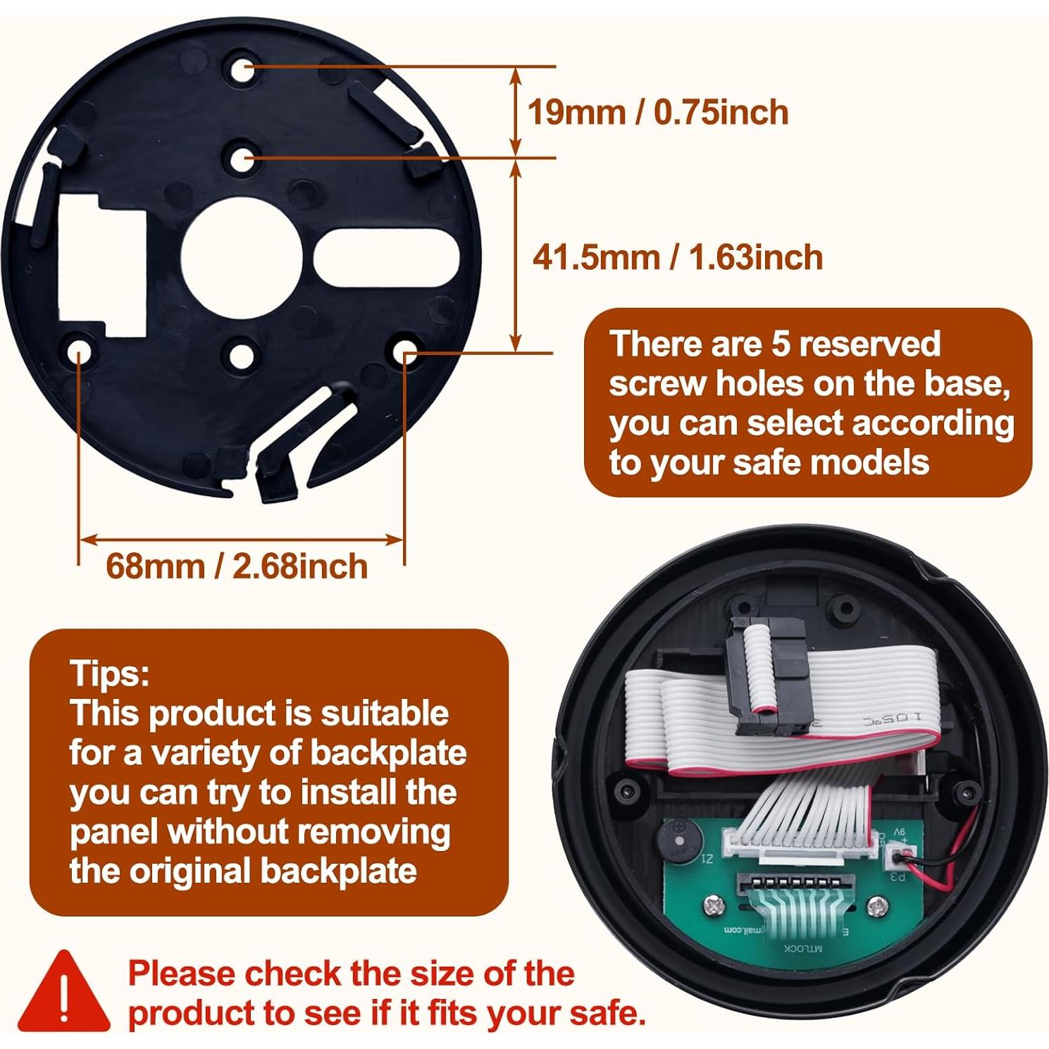 Cerradura Electrónica Solenoide DHEISHA con Teclado para Hogar