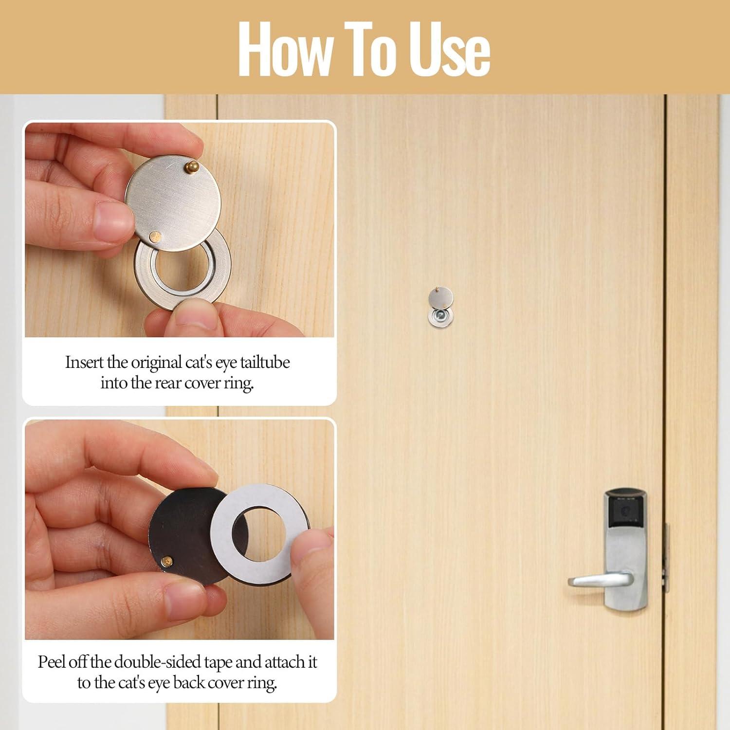 Cubierta de Mirilla de Puerta Psyqtsuary Bronce 30mm