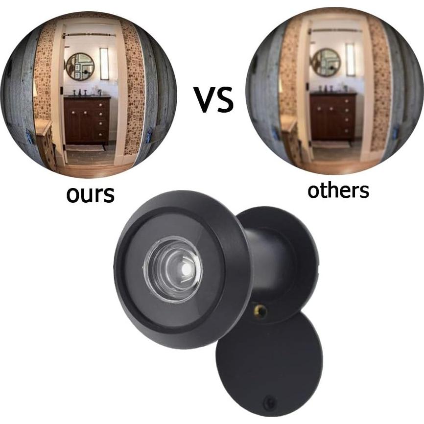 Mirilla de Puerta Junxave de Latón 220° con Cubierta Privacidad