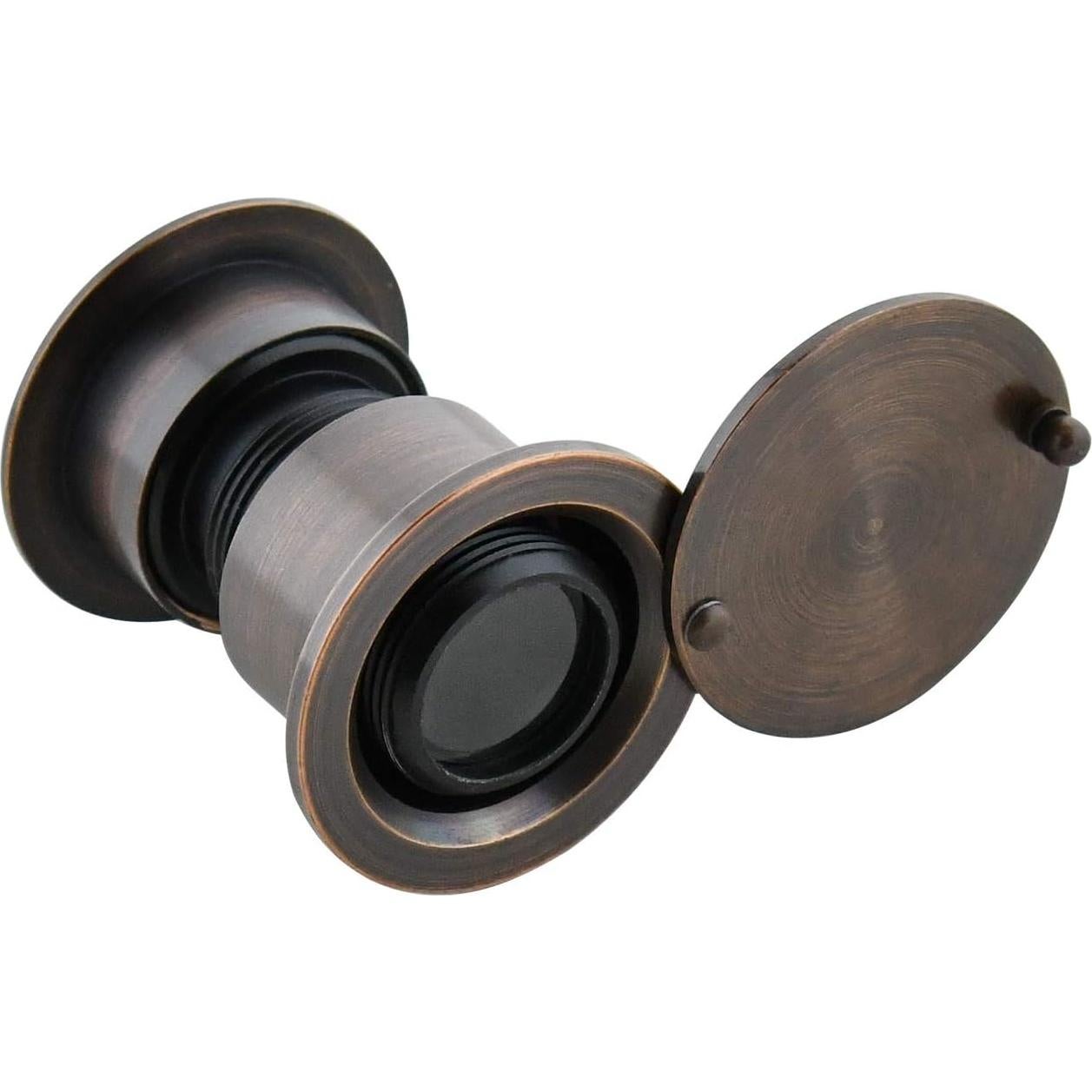 Mirador de Puerta Earl Diamond Latón Macizo 220° Bronce Envejecido