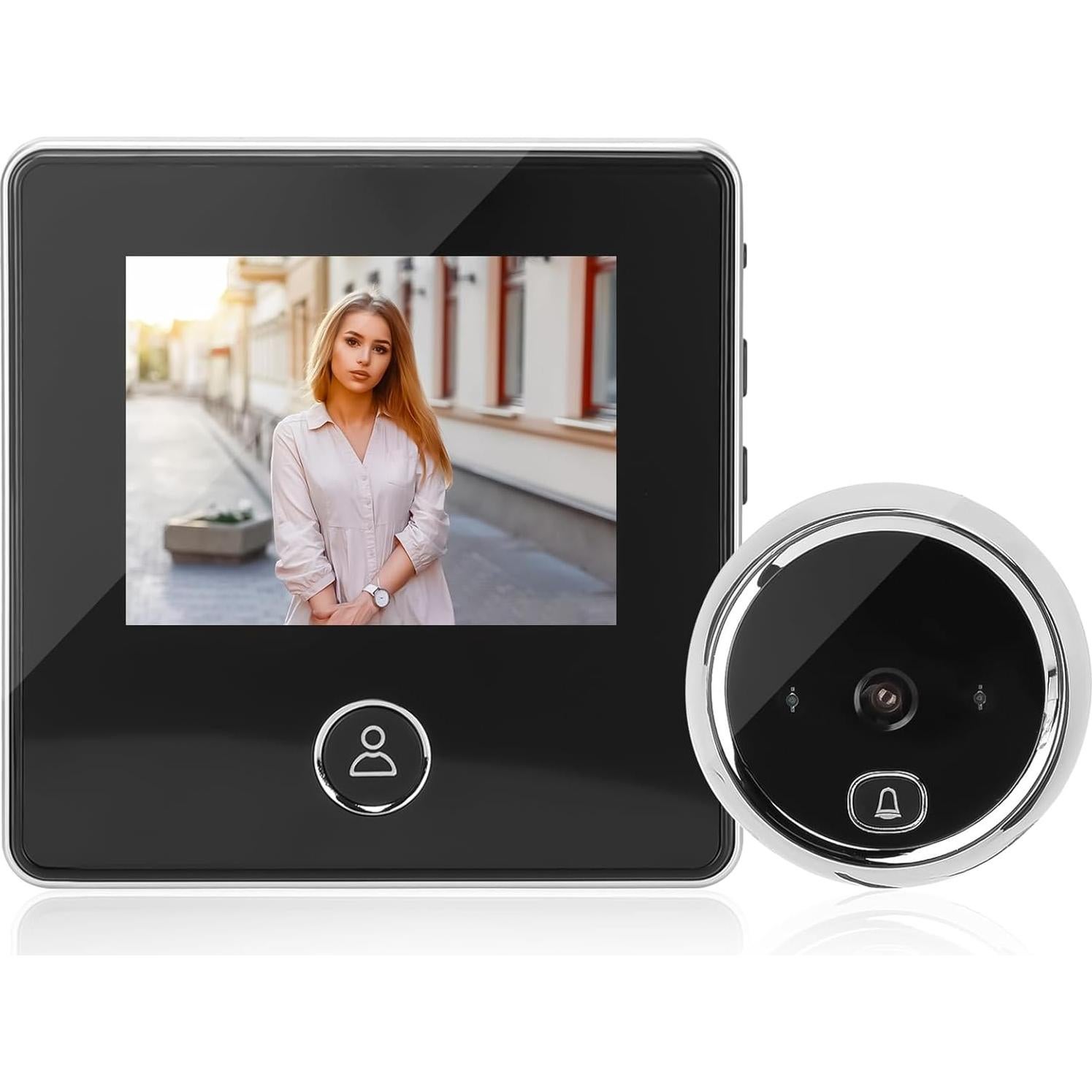 Cámara Digital de Mirilla Irosiy 2.8" HD Infrarroja 90°