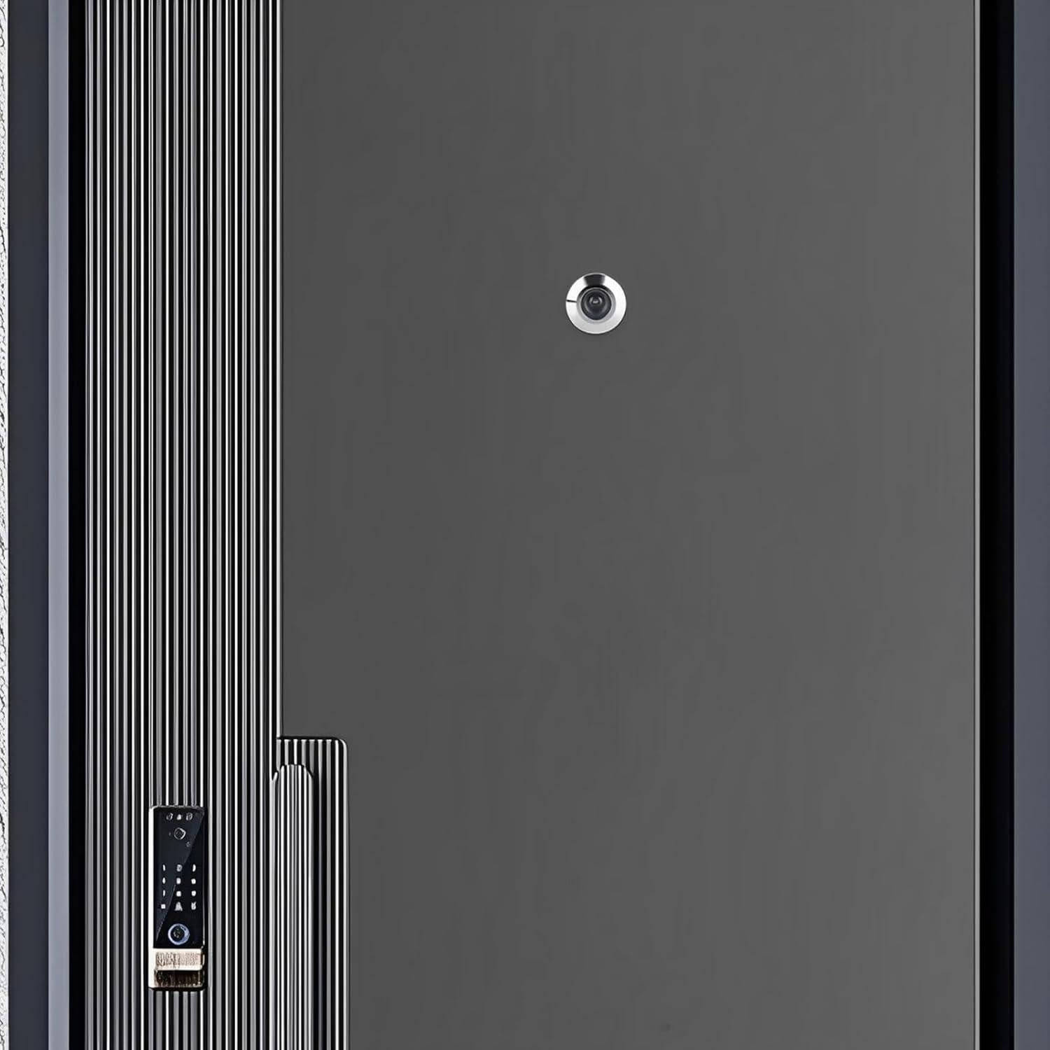 4 Mirillas de Metal LOYORTY para Puerta 220 Grados Privacidad