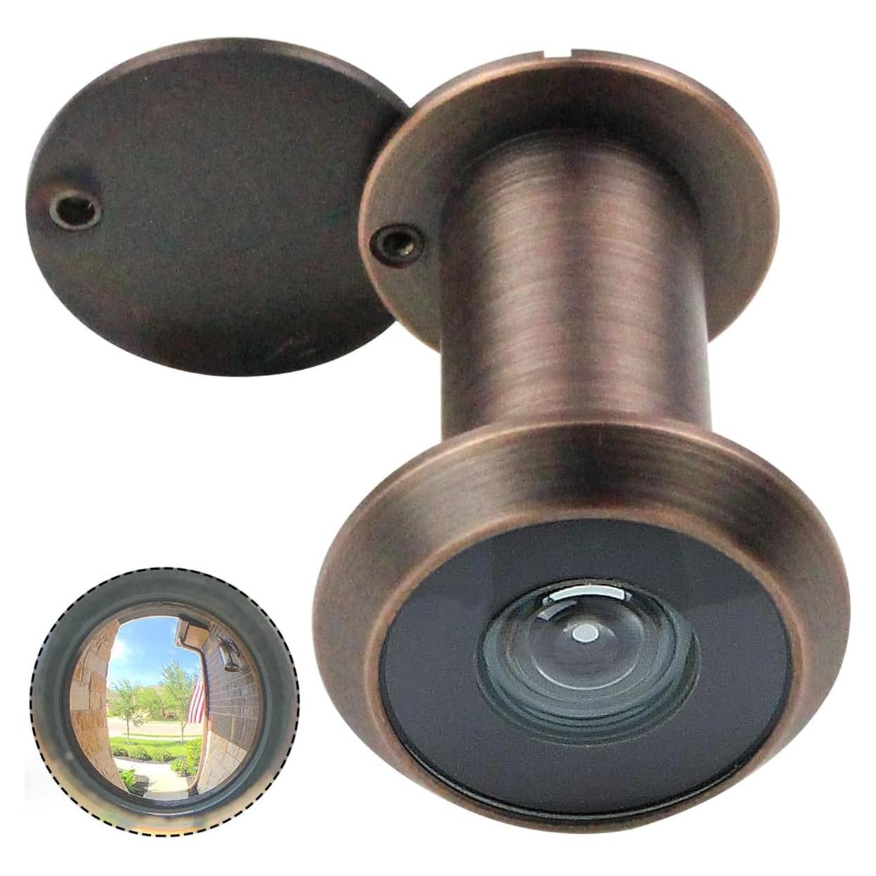 Mirilla para Puerta Earl Diamond Bronce Aceitado 200 Grados